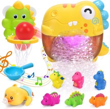 Baby Bath Toys, Dinosaur Automatic Bath Bubble Maker W/ 6 Soft Lights, M... - $39.99