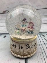 Christmas Musical Snow Globe Polystone Water Glass Snow Globe for Holiday - £26.34 GBP