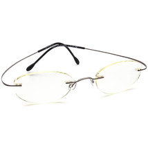 Silhouette Eyeglasses 7395 40 6056 Gunmetal Rimless Frame Austria 48[]19... - £78.62 GBP