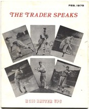 The Trader SPEAKS-FEB 1975-SPORTS Collectibles Fan MAGAZINE-LOW Print Run - $54.32