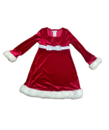 Used 1 Time Girl&#39;s BONNIE JEAN Christmas Dress sz 6-6X red party holiday... - $14.75