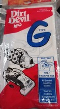 Dirt Devil Genuine Hand Vac Dust Vacuum Cleaner Bags Type G 5pk New - $9.90