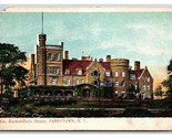William Rockefeller Magione Tarrytown New York Ny Unp Udb Cartolina P24 - $5.08