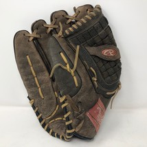 VTG Rawlings Player Preferred Dark Brown LHT Baseball 13&quot; Glove Mitt Basket Web - £51.43 GBP