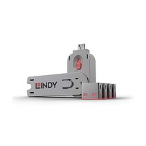 LINDY USB Port Blocker - Pack of 4 Colour Code: Pink  - £33.93 GBP