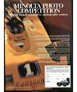 Vintage MINOLTA PHOTO COMPETITION, 1973 Advertisement +FREE Ad! - $16.22 CAD