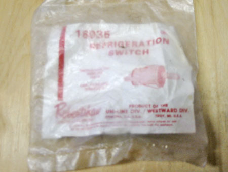 18815 REFRIGERATOR LIGHT SWITCH ~ NEW! - $9.99