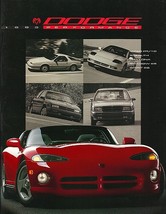 1993 Dodge Viper Stealth Daytona Brochure Catalog Us 93 Performance - £9.83 GBP