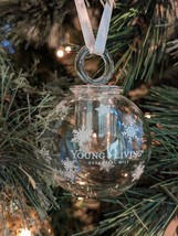 Young Living Christmas Ornament Diffuser Clear Glass 2017 *READ* - $4.94