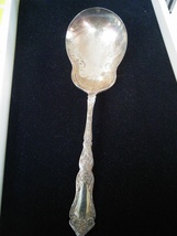 Rogers AA Alhambra Large Solid Smooth Berry/Casserole Spoon 1907 - $25.00