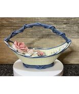 Vintage Lladro White Oval Flower Basket Figurine -  Retired **Read Description** - $318.47 CAD