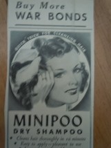 Minipoo Dry Shampoo WWII Era 1940s - $3.99