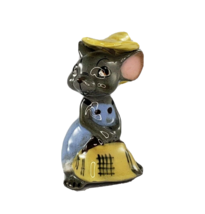 Vintage Japan Country Mouse Farmer Figurine - £15.69 GBP