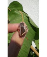 Citrine ring / Electroformed copper ring - $875.76 MXN