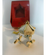 Vintage Mikasa Holiday Magic CAROUSEL with HORSES Christmas Ornament FK0... - $34.60
