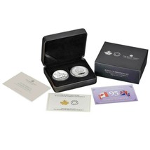 2021 Royal Celebration $20 .999 Silver Queen&#39;s 95th Limited Edition Two ... - £167.82 GBP