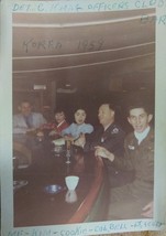 Vintage Photograph Det. C KMag Officers Club Bar Korea 1959 - £12.54 GBP