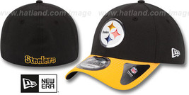 New Era 39THIRTY NFL Pittsburgh Steelers Football Hat Cap Stretch Size L/XL - £19.17 GBP