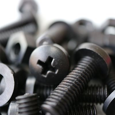 20x Black Screws Plastic Nuts &amp; Bolts, Washers,M6 x 20mm, Anti-Corrosion - $16.93