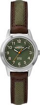 Timex Unisex Expedition Field Watch Brown Leather Strap Miniature Size - $125.99
