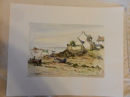 Ile de Batz, France Watercolor Drawing by Fernand Louimille?  - £79.68 GBP