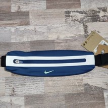 Nike Slim 3.0 Waist Pack Running Fanny Pack Belt Bag Stretch Cyan Blue NEW - $18.80