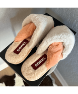 Sorel Go Mail Run Faux Fur Cotton Slippers, Cozy House Shoes , Cream, Si... - $1,193.87 MXN