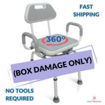 Inno Premium Bathroom 360 SWIVEL Shower Chair Bench-NEW-MINOR-BOX DAMAGE... - £146.02 GBP
