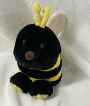 Vintage Swibco BUZZ THE BUMBLEBEE BEE PLUSH BEANIE PUFFKINS Stuffed Animal - $11.75