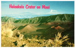 Haleakala Crater Hawaii National Park Maui Hawaii Postcard - £19.28 GBP
