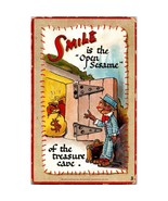 SMILE OPEN SESAME TREASURE CAVE COMIC Post Card Postmark 1911 - £3.72 GBP