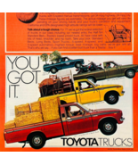 1977 Toyota Long Bed Trucks Advertisement Vintage Automobilia Pickups DW... - $35.02 CAD