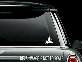 Star Trek Klingon Insignia Vinyl Car Window Decal Bumper Sticker US Seller - €5,37 EUR+