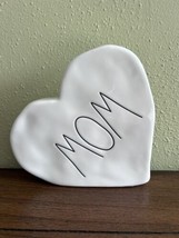 Rae Dunn Artisan Collection by Magenta Mom Heart Ivory Ceramic Mothers Gift NEW - £19.10 GBP