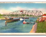 Highway 40 Steel Bridge Wilmington North Carolina NC LInen Postcard J19 - $4.90