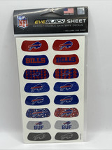 Buffalo Bills Eye Black Sheet Repositionable Skin Safe Decals - $9.95