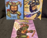 Teenage Mutant Ninja Turtles storybook adventure 3 book lot (TMNT, Rando... - $16.83