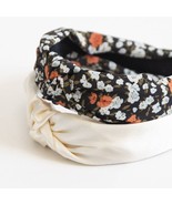 Isla Black Floral and White Satin Headbands Set - €17,01 EUR
