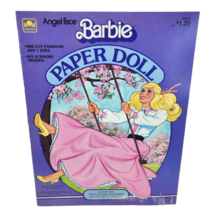 VINTAGE 1983 ANGEL FACE BARBIE PAPER DOLL MATTEL BOOK NEVER USED GOLDEN ... - $23.75