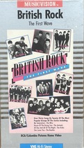 British Rock The First Wave Vhs. Musicvision - 1985 - £14.30 GBP