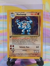 Pokemon TCG Base Set Card | Machamp Holo 8/102 Rare - $15.99