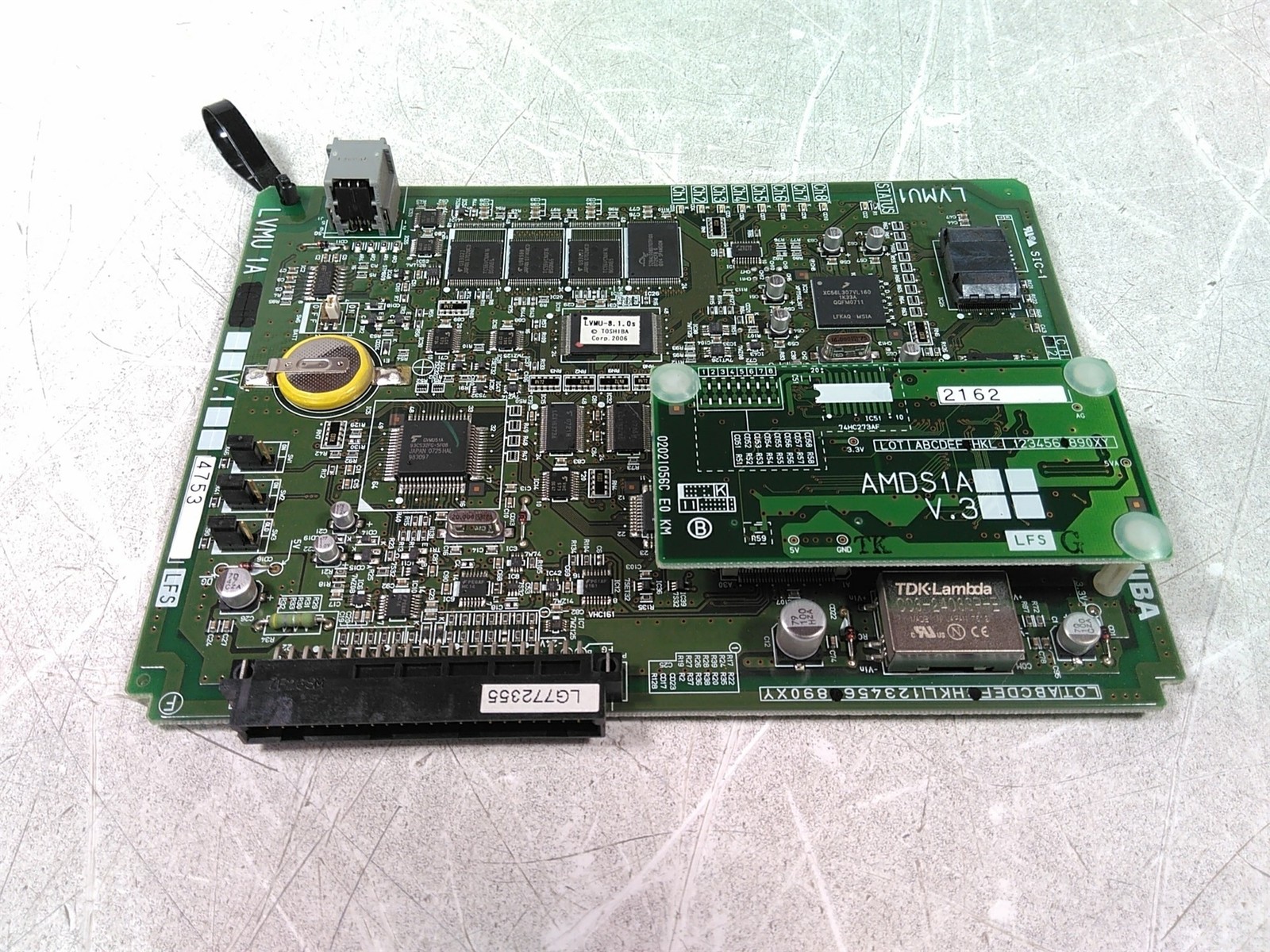 Toshiba LVMU1A V.1 Flash Voice Mail Processing Board with AMDS1A Defecti... - $80.77