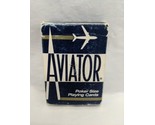 Aviator Blue Back Poker 914 Playing Card Deck Complete - $6.92
