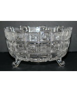 Beautiful Footed 8&quot; Cut Glass Coin Fruit Bowl Candy Dish ~ Stunning Art ... - $99.99