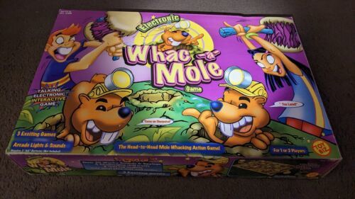 1999 Whac-A-Mole Electronic Game by Toy Biz Working Brand New Old Stock Rare  - £116.76 GBP