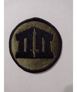 ARMY ROTC SUBDUED COLOR BLACK ON OLIVE VINTAGE :KY21-1 - $5.09 CAD