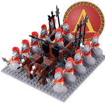 Spartans Centurion Military Soldiers Medieval Knights War Chariot MOC Minifigure - £19.51 GBP