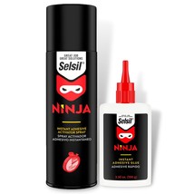 Selsil Ca Glue And Accelerator, Ca Glue With Activator (3.50 Oz Glue +, ... - $41.99