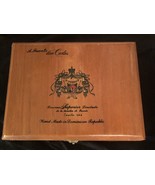A. Fuente Don Carlos Hinged Lid Vintage Wooden Cigar Box 7 3/4&quot;  5 1/8&quot; ... - $9.58 CAD