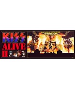 KISS Band 24 x 64 Alive II Full Stage Custom Banner Poster - Rock Music ... - £55.40 GBP